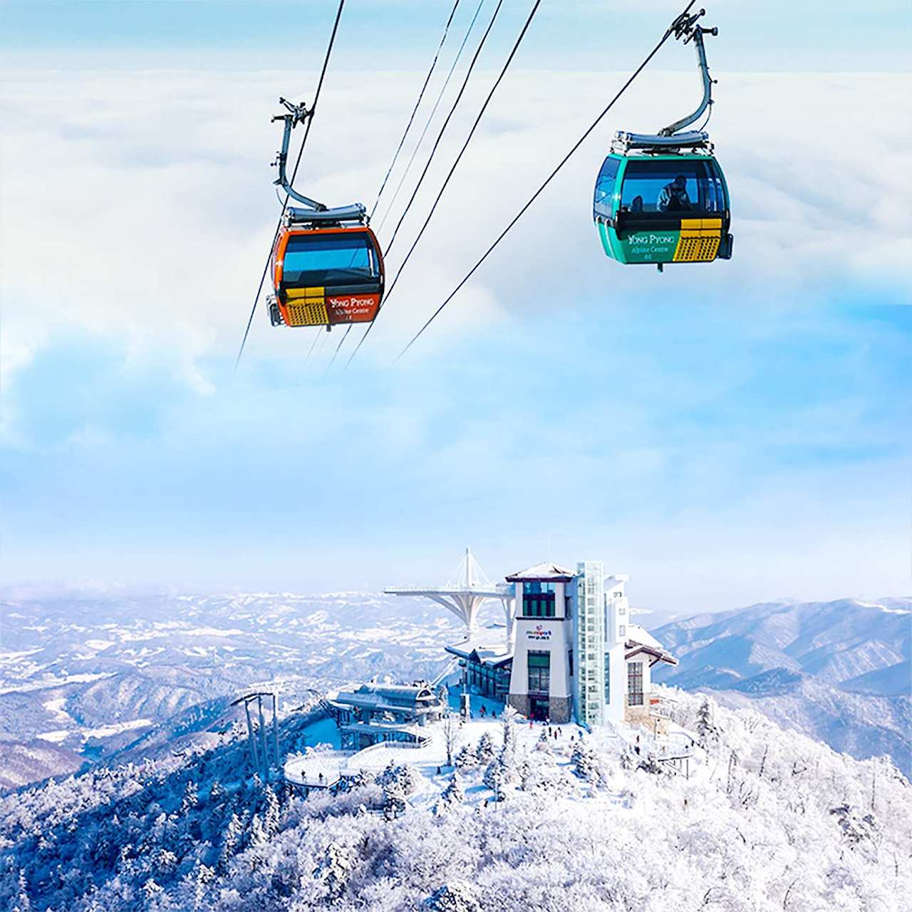 발왕산 등산코스 & 지도