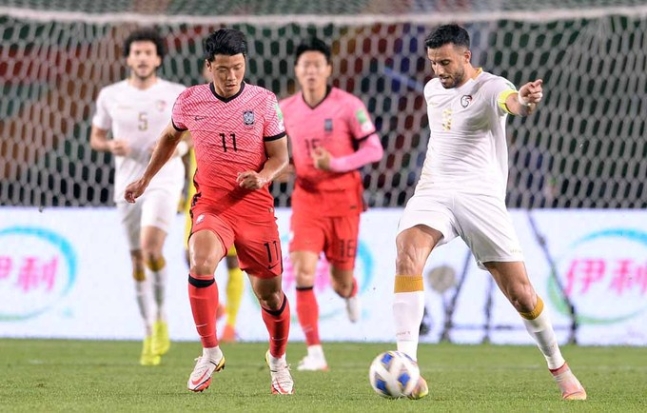 한국 시리아 축구