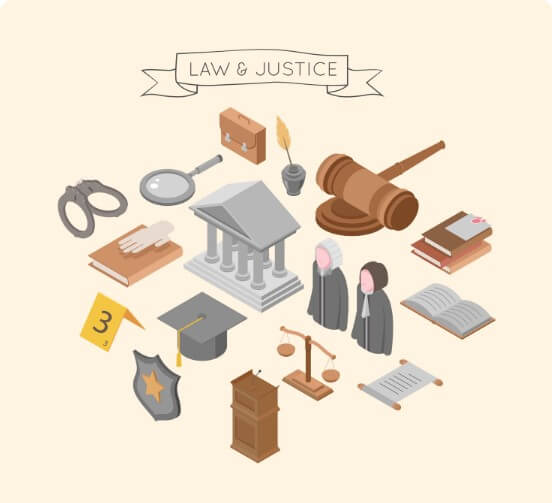 법원의 업무 처리 모습