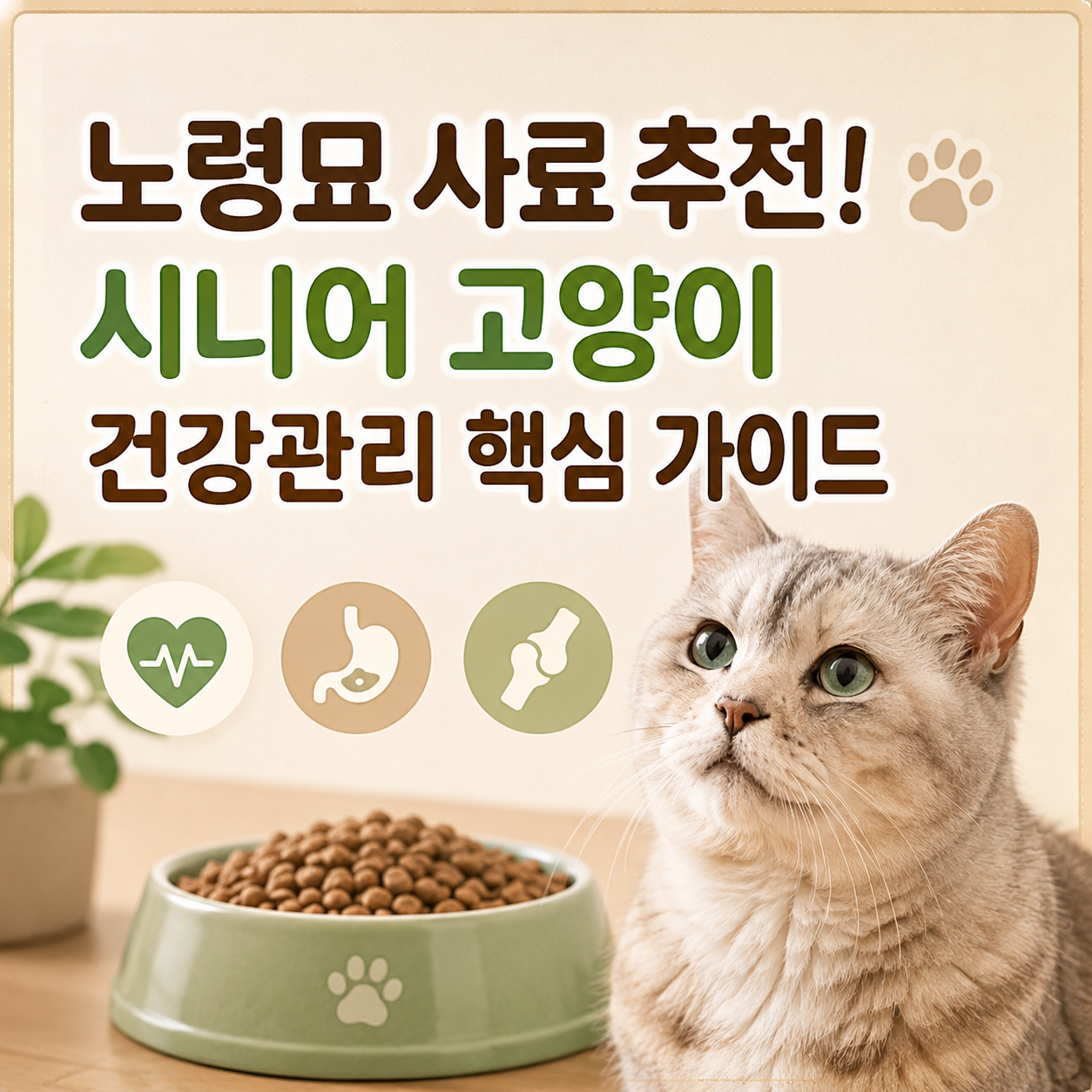 노령묘 사료