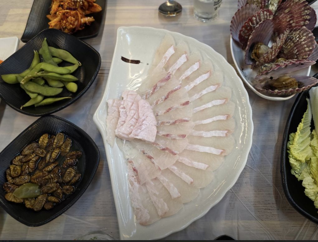 창원 도계부부시장 돌멍게 감성돔회 맛집 &amp;#124; 6시내고향 공도포차 