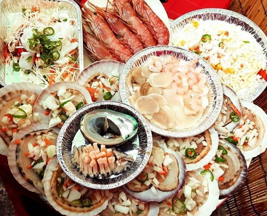 부산 송도 조개구이집 '희자매'