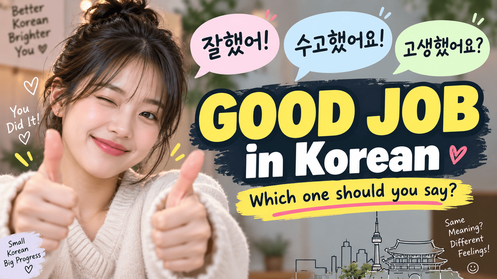 Good Job in Korean
