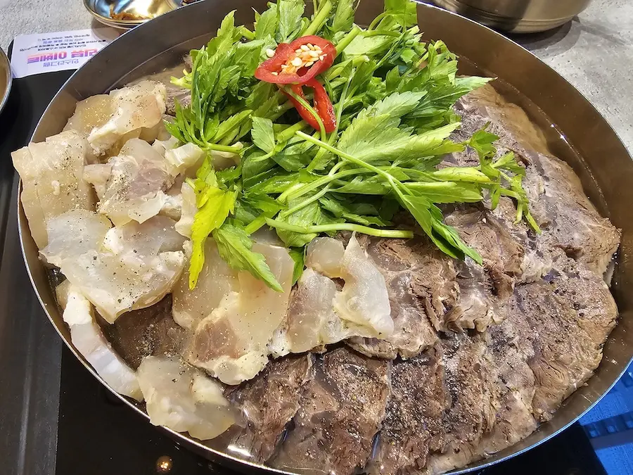 김포 옥된장 모둠수육 점심 메뉴 추천 구래동 맛집