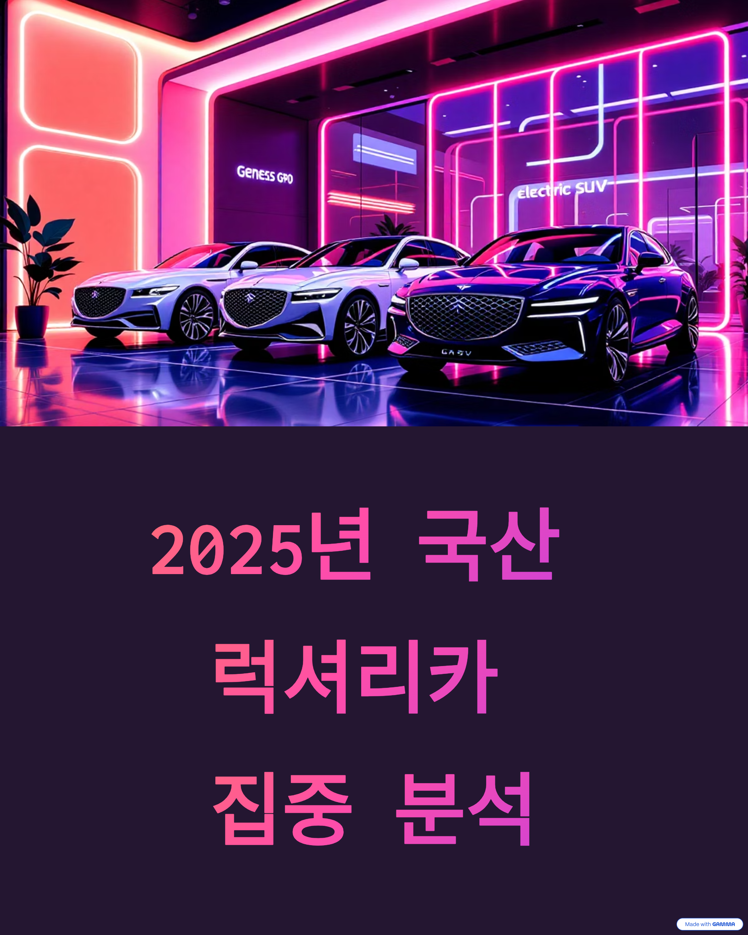 국산 럭셔리카