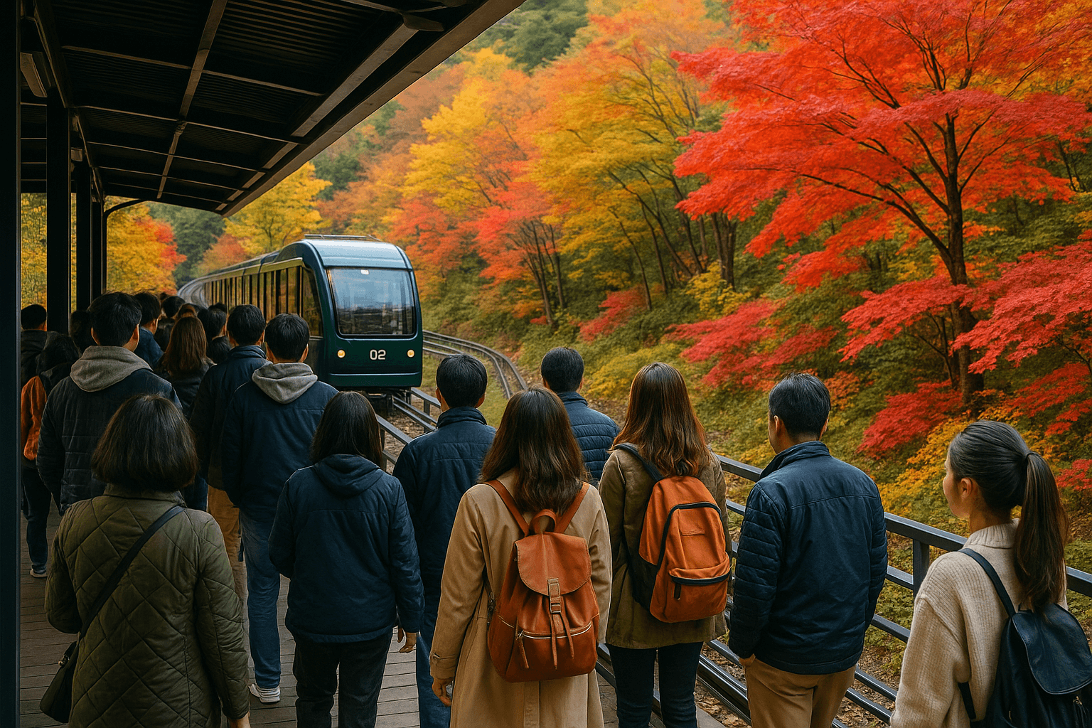 화담숲 모노레일 탑승 대기줄 대기 시간 단축