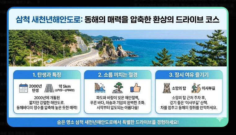 겨울 동해안 드라이브 코스 완벽 가이드