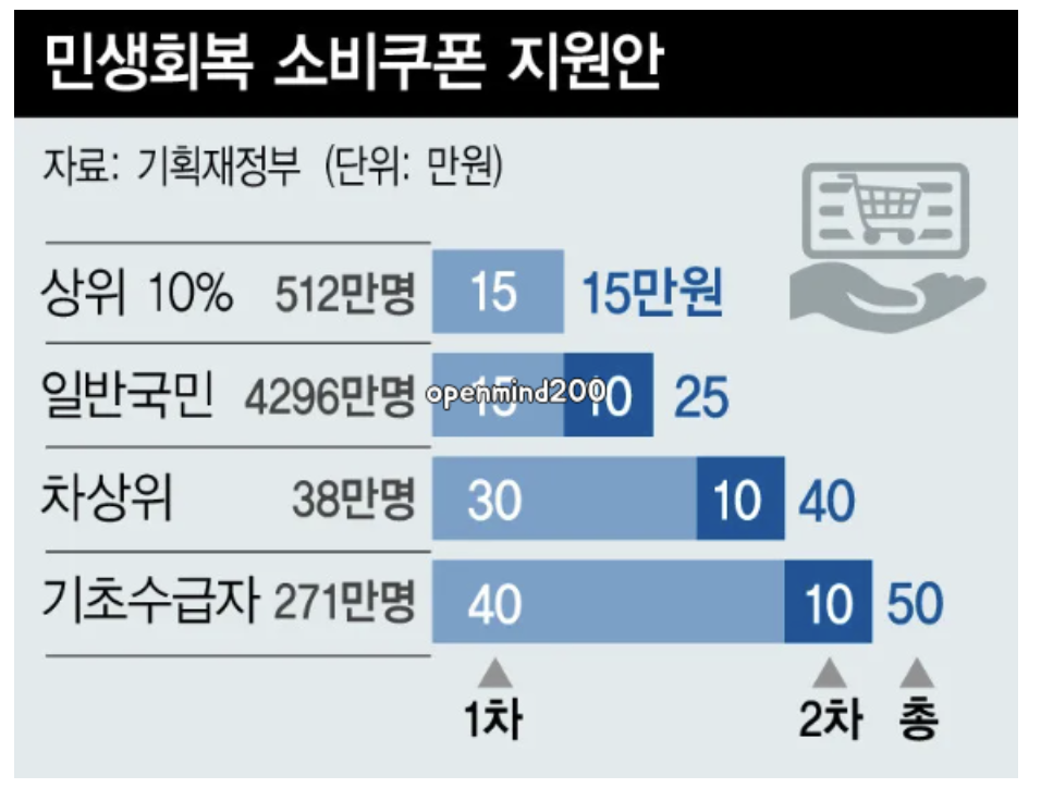 민생회복 소비쿠폰 지원안
