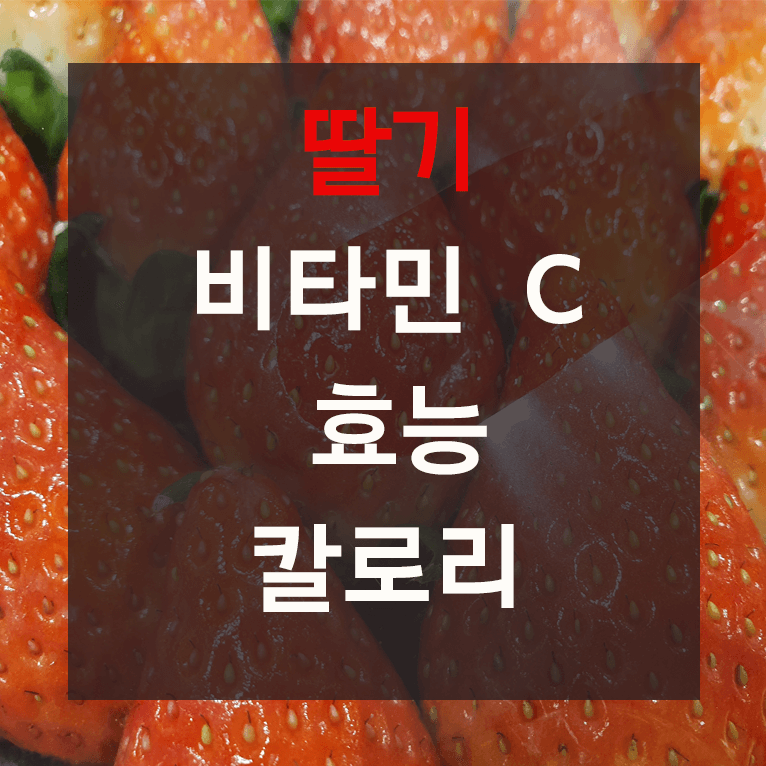 딸기-비타민C-효능-칼로리-글씨-섬네일