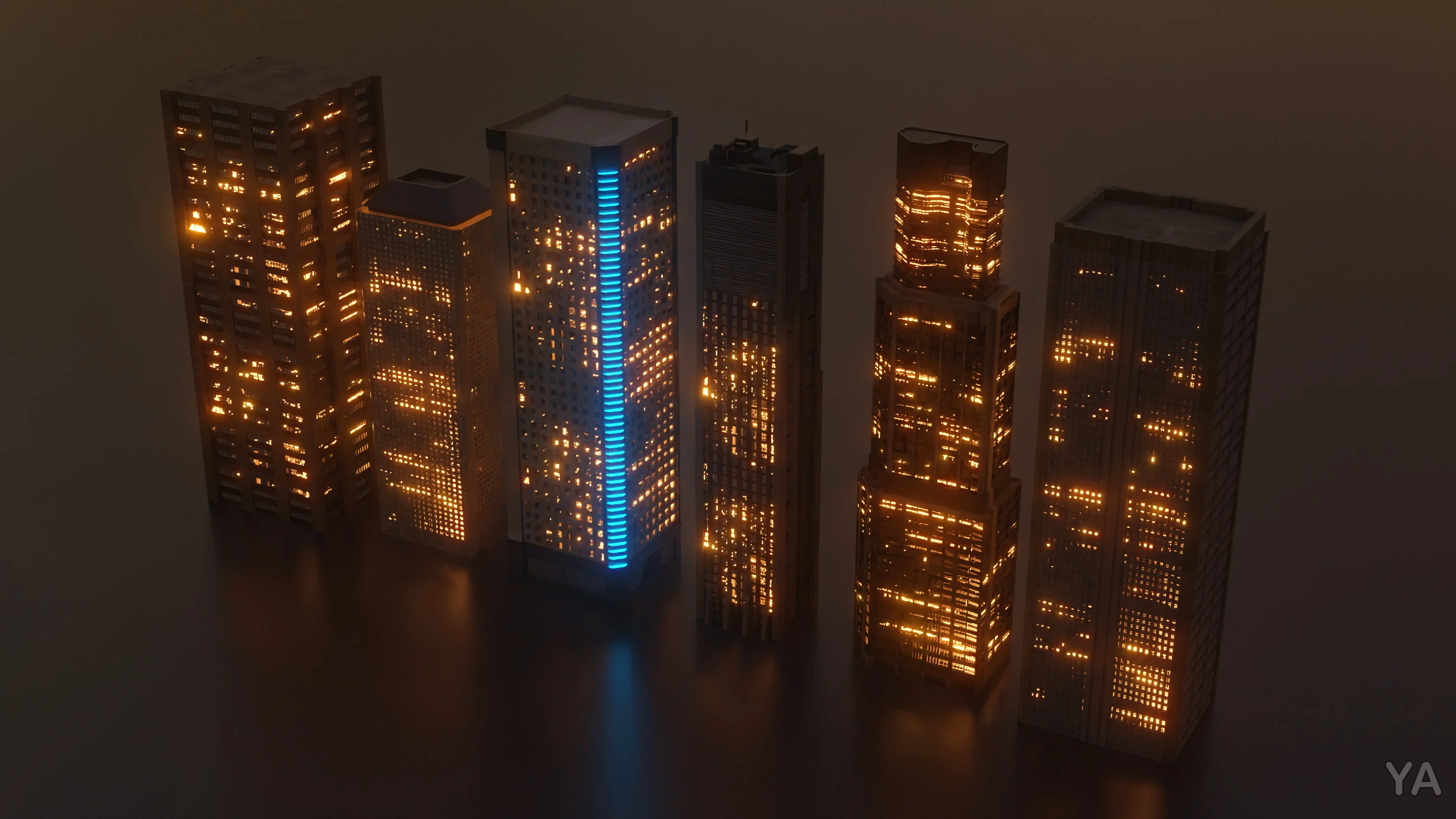 Free-Blender-3D-Assets-Building-Asset-Pack-day-and-night