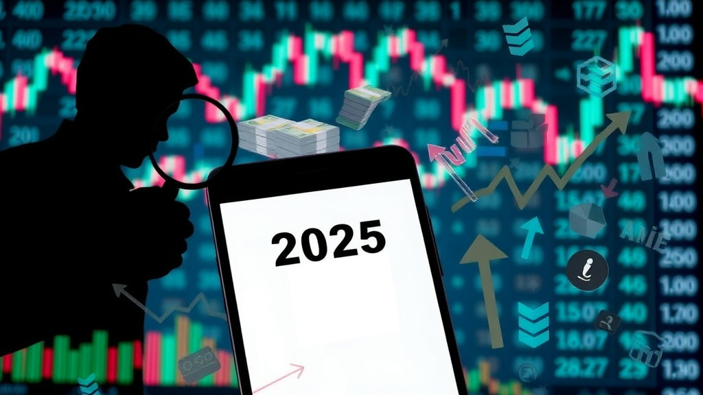 주식 차트와 캔들스틱이 그려진 배경