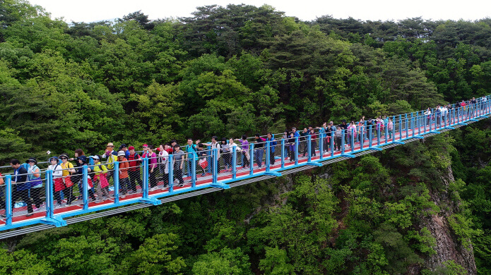 소금산출렁다리 입장료 맛집