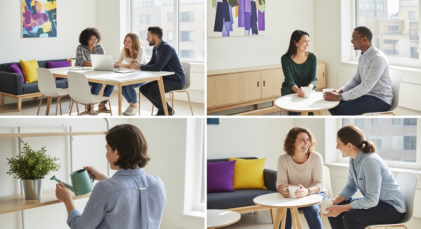 삶과 일 통합 디자인, 워라밸 재정의, 유연근무 시대, 자기주도적 삶, 번아웃 극복, 지속가능한 삶, 개인화된 삶, 업무 효율성 증대, 삶의 질 향상, 스마트 워크