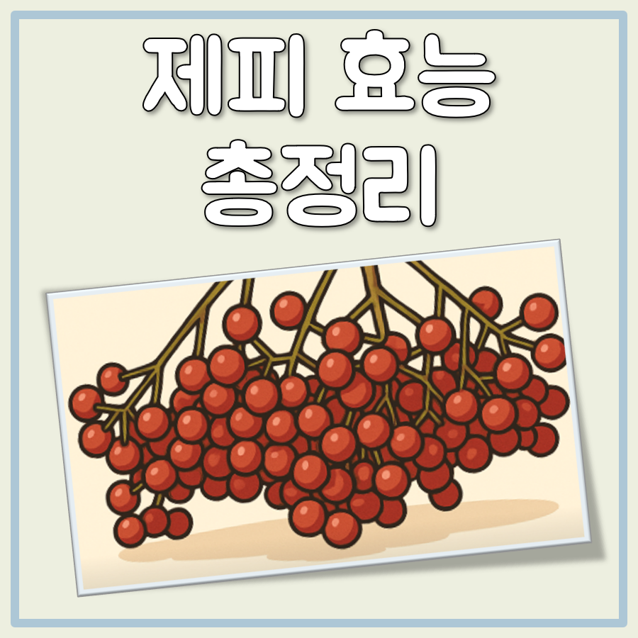 제피 효능 총정리: 산초, 초피, 제피잎까지 제대로 알아보기 대표 이미지