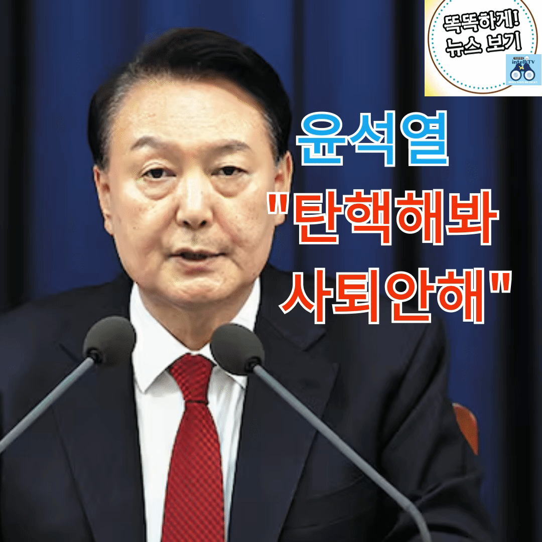 "윤석열, 사퇴안해 탄핵해봐"...내란수괴 마지막 몸부림