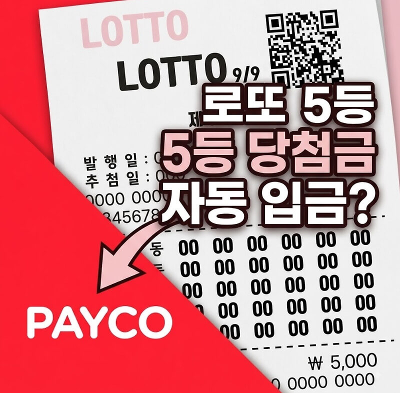 종이 로또 자동 입금
