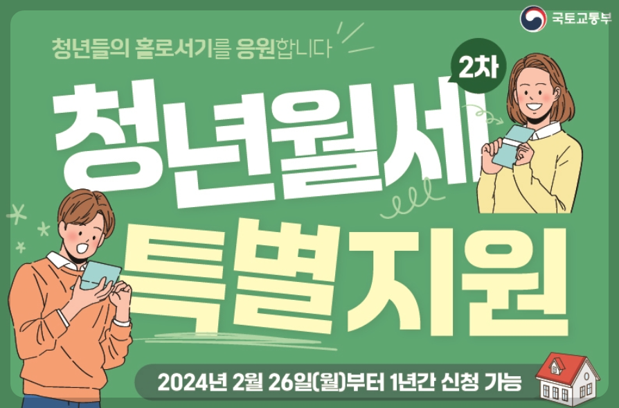 청년월세 지원금 신청방법