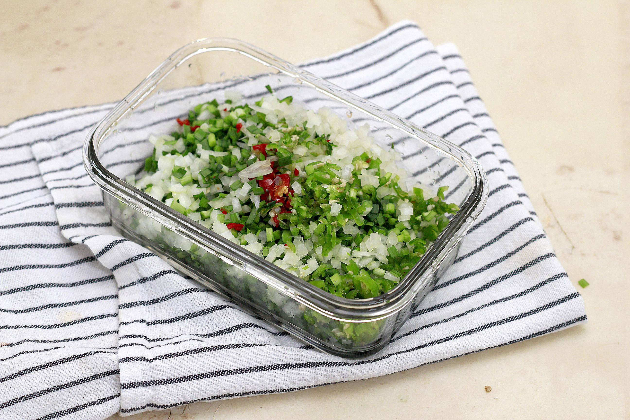 계란장조림-반숙계란부추짜박이