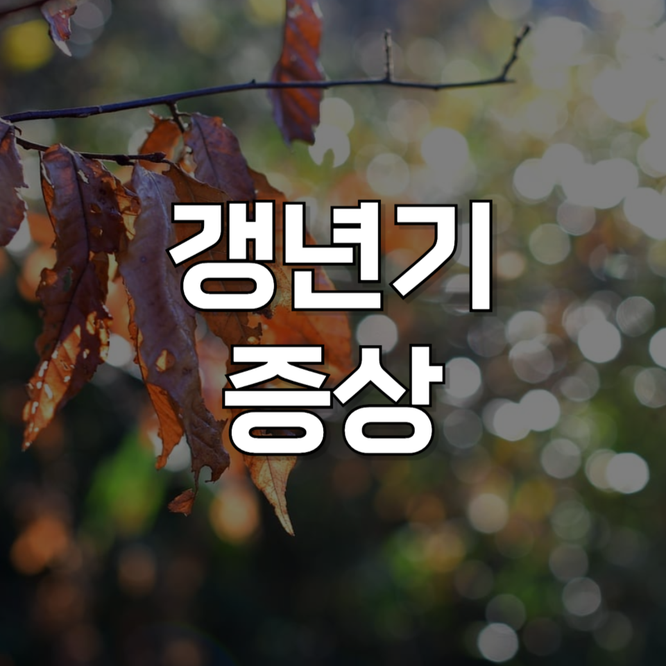 갱년기 증상, 언제부터 시작될까? 여성·남성 차이점 완벽 정리
