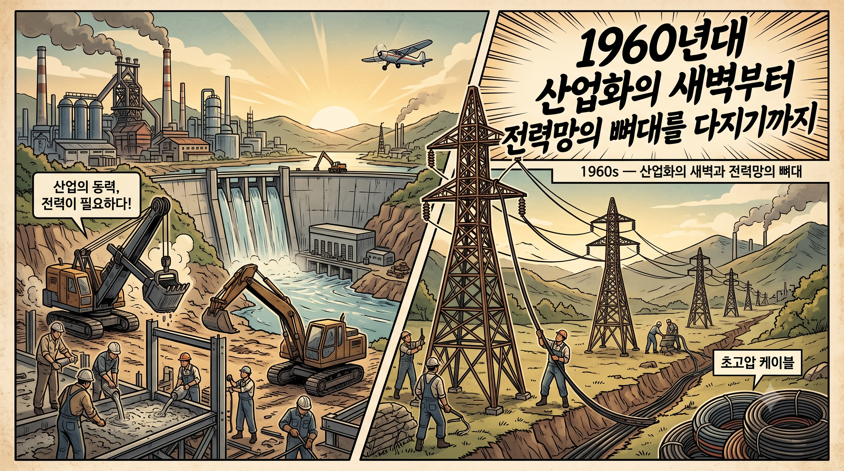 대워전선 1960년대 산업화의 새벽부터 전력망의 뼈대를 다지기까지