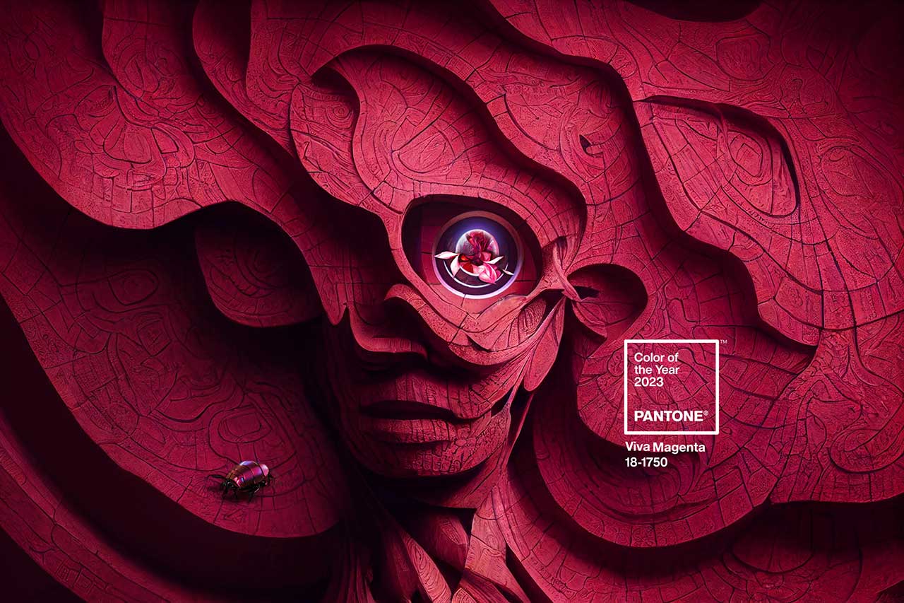 팬톤이 선정한 2023년 올해의 컬러 '비바 마젠타'