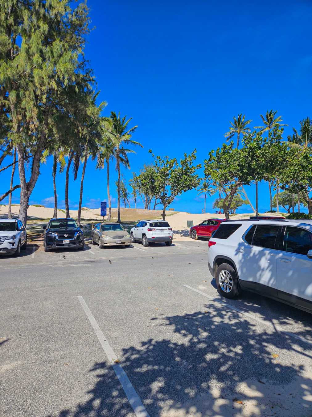 카일루아 해변 주차장