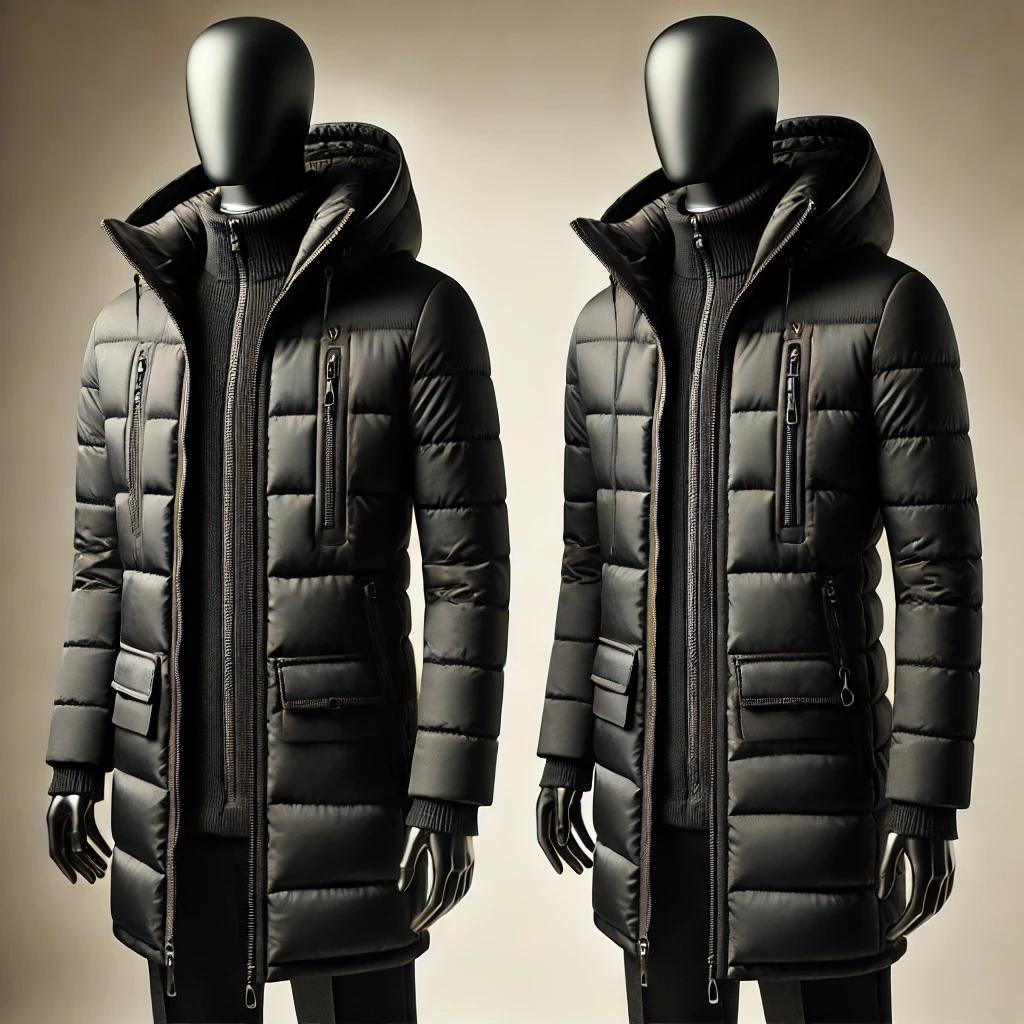 밀레 롱패딩 남성