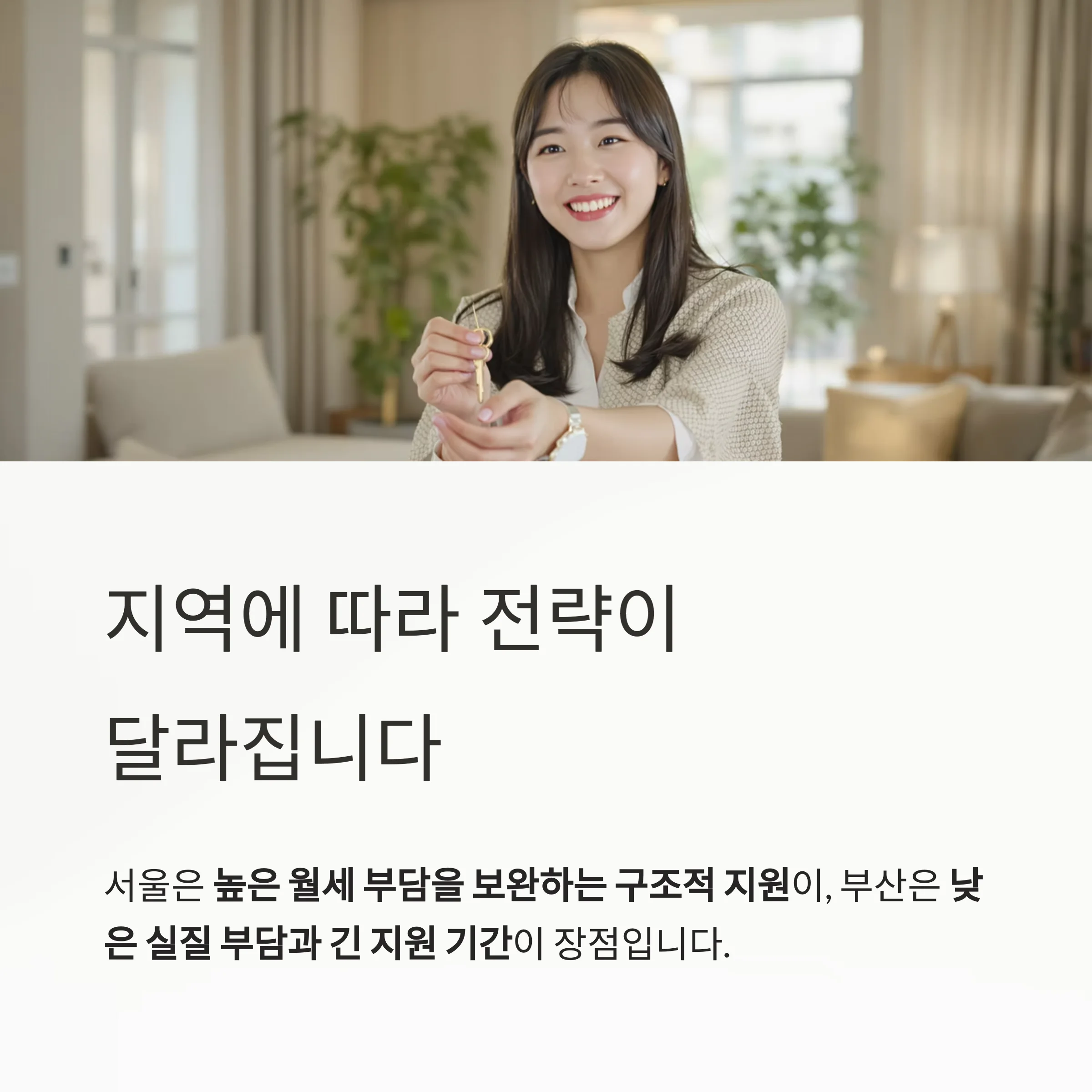 서울 vs 부산, 2025 청년월세지원