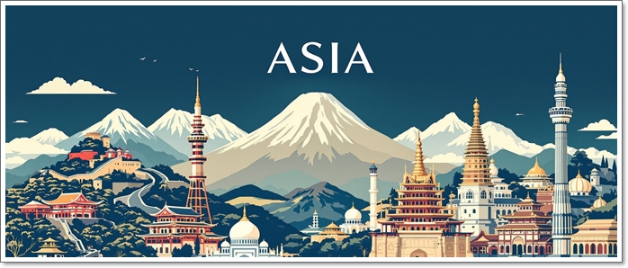 지구촌 국가별 랜드마크 아시아