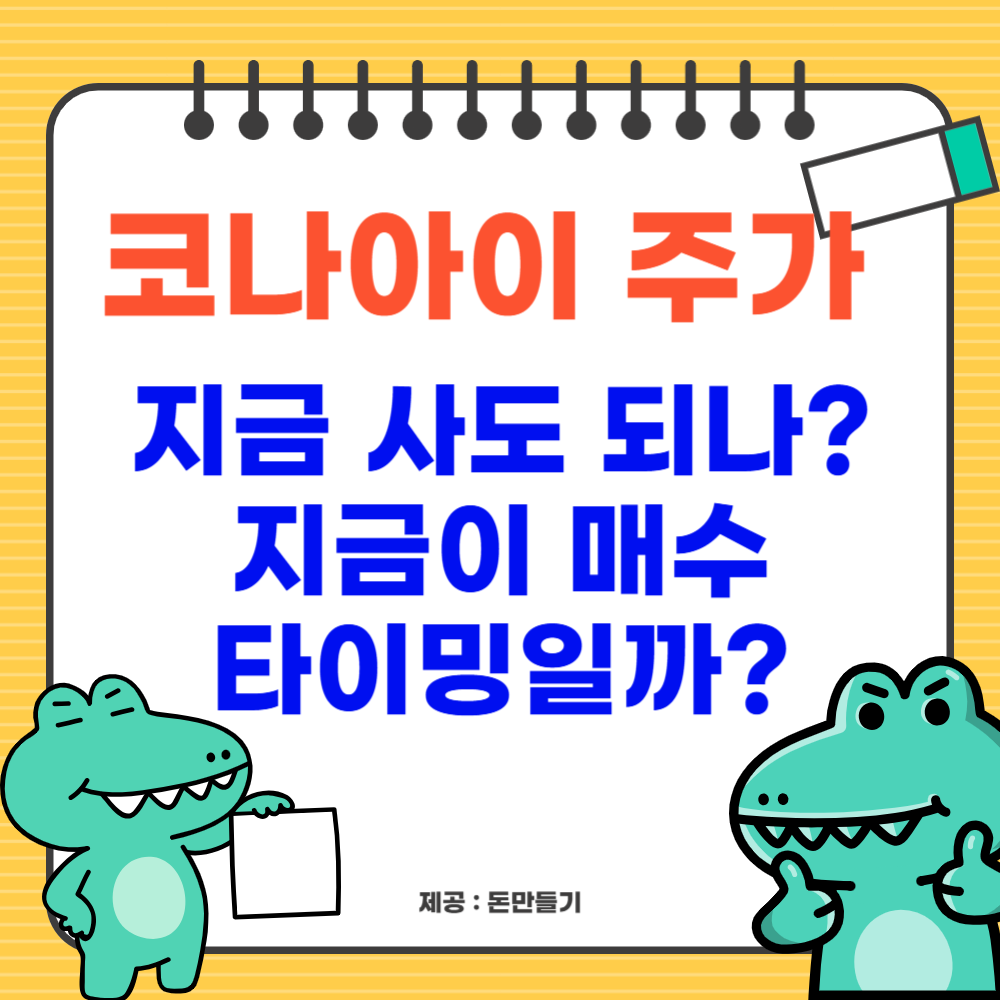 코나아이 주가, 지금 사도 되나? 지금이 매수 타이밍일까?