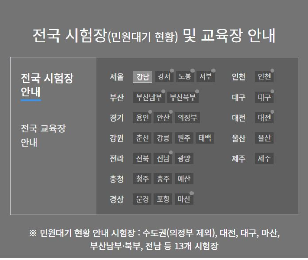 1종 대형 면허 취득방법 적성검사 시험 비용