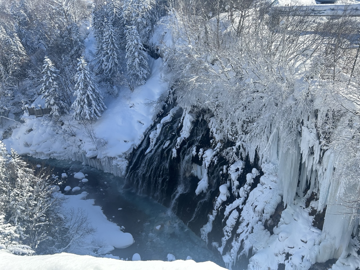 비에이-투어- 흰수염폭포-사진