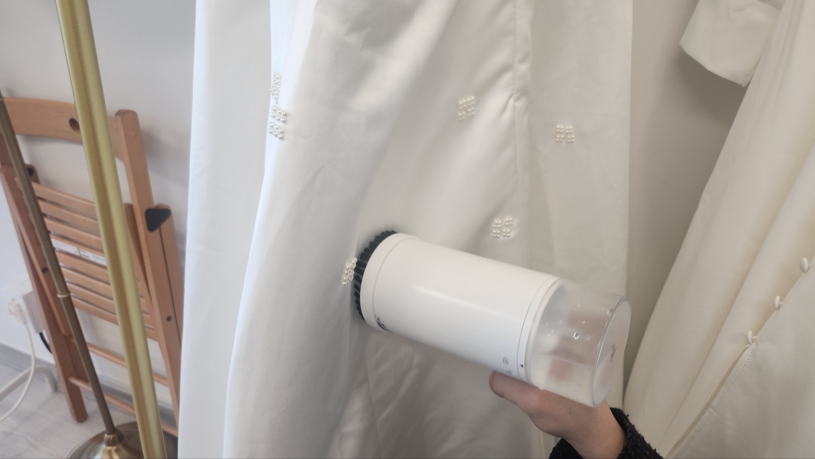 스팀다리미-핸디형-풀라스-사용