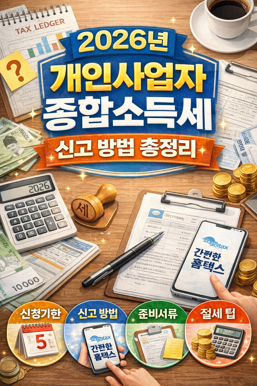 개인사업자 종합소득세 신고 방법 총정리