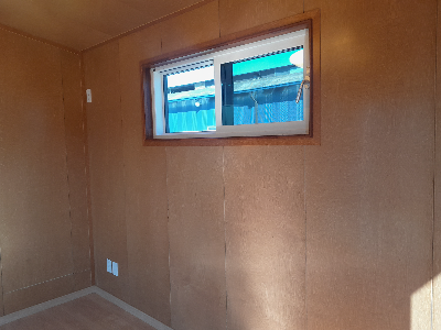 이동식 주택 내부