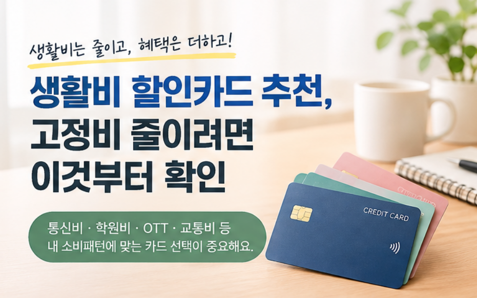 생활비 할인카드 확인