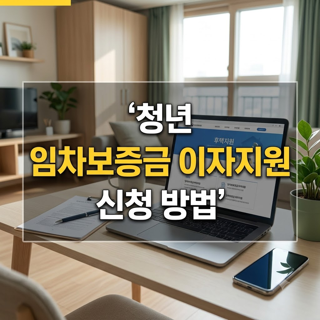 청년 임차보증금 이자지원 신청 방법