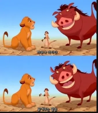 하쿠나 마타타 뜻 의미 유래 인생 명언_39