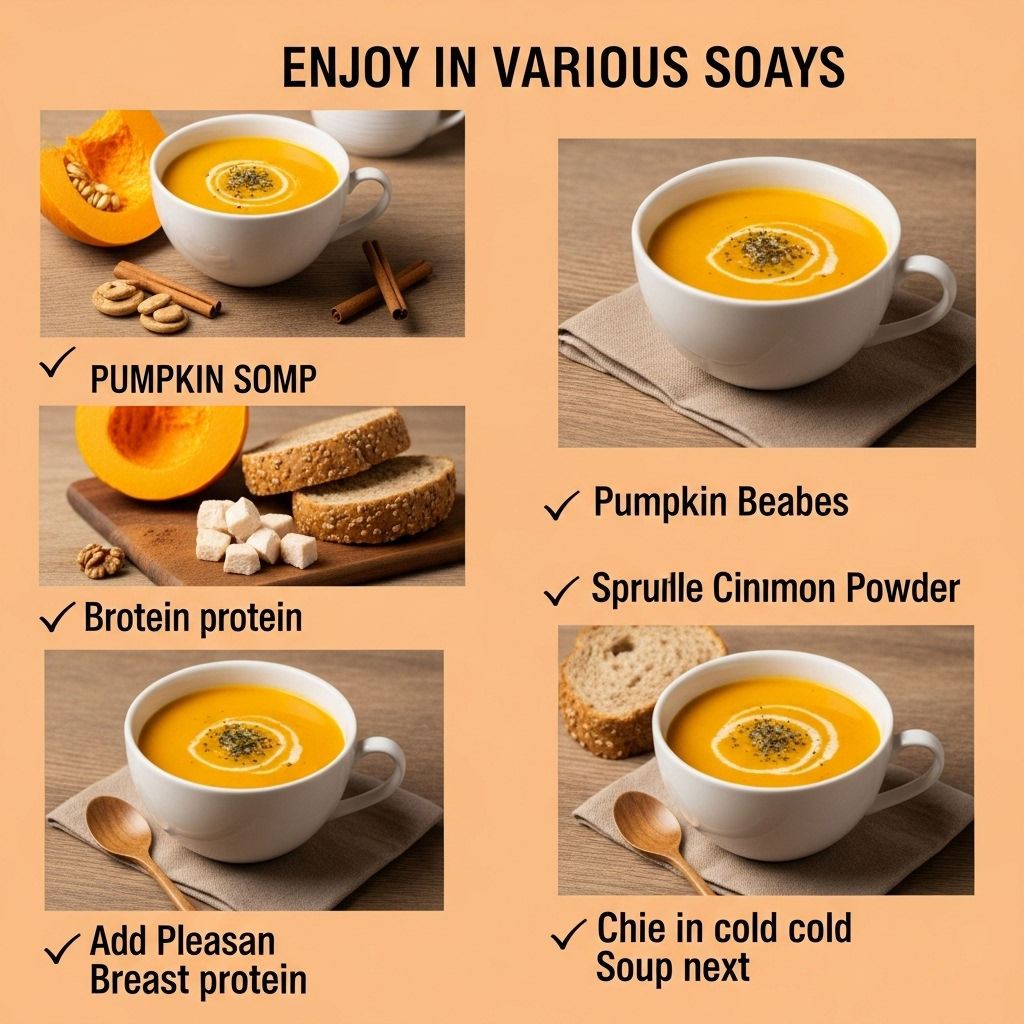 단호박 스프, 이렇게 다양하게 즐기세요