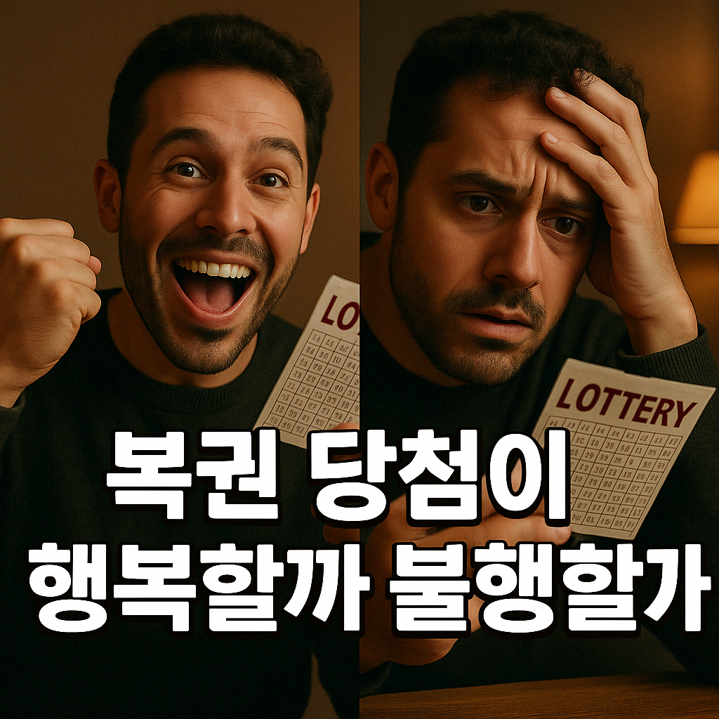 로또1등, 행운의 저주, 심리학 진실