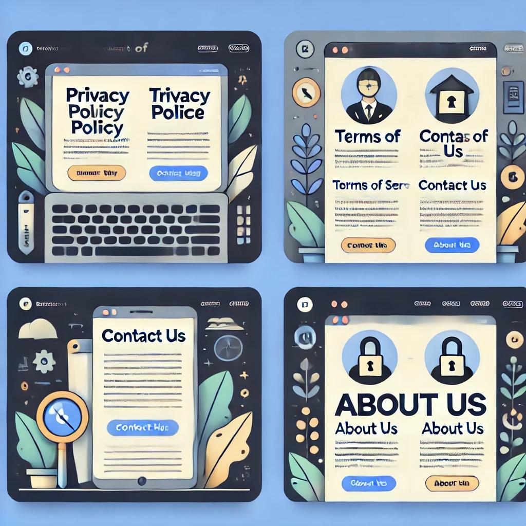 필수 페이지 구성