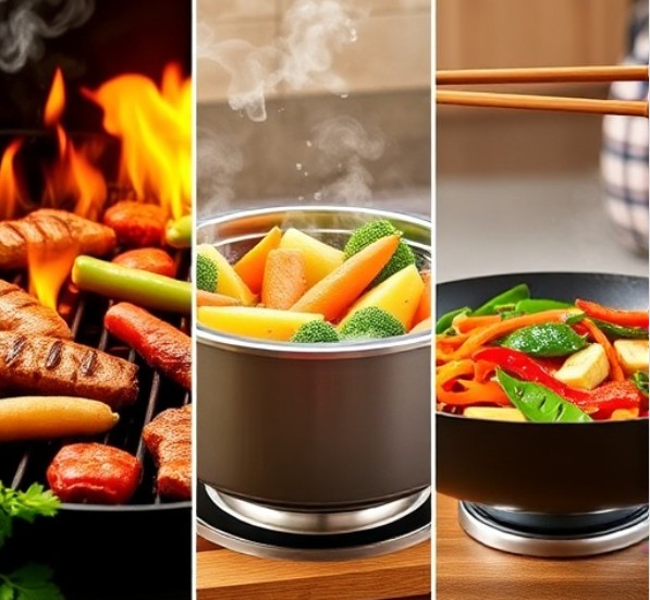 요리방식별 신선도 유지 (굽기, 삶기, 볶기)