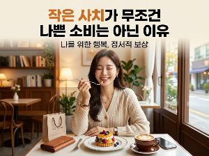 작은 사치가 무조건 나쁜 소비는 아닌 이유
