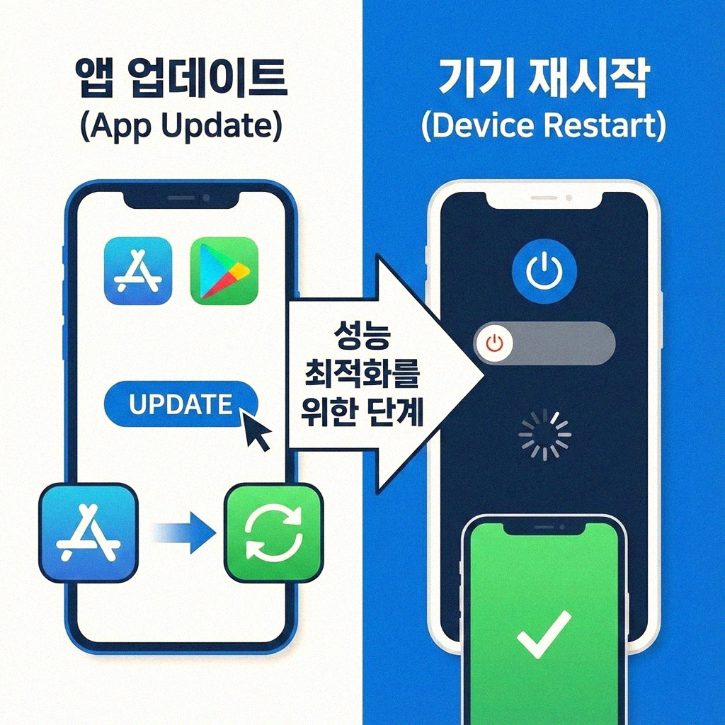 스마트폰 앱이 갑자기 실행되지 않을 때 점검해야 할 사항들