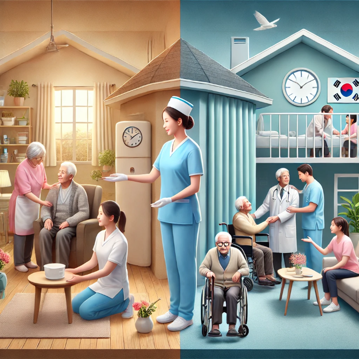 방문요양 vs. 요양원