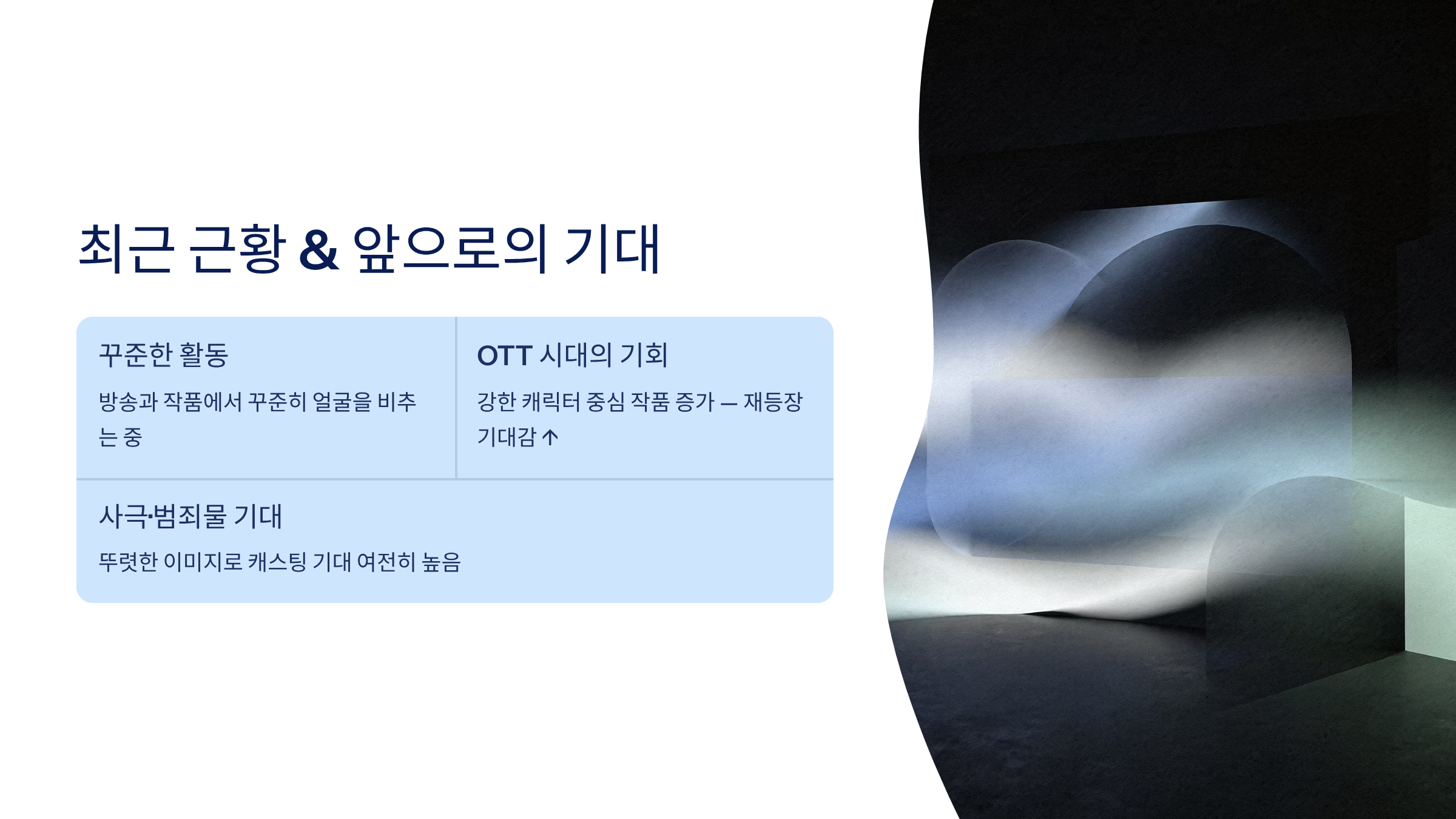 배우 한정수 프로필