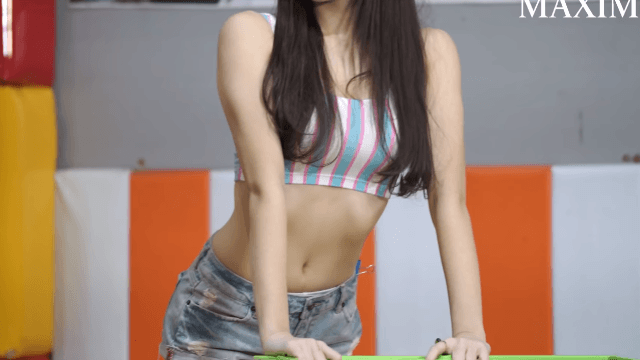 안지현 맥심 화보 촬영