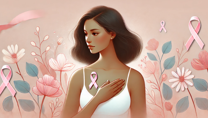 유방암에 대해 알려주는 그림