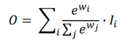 Softmax-based fusion 식