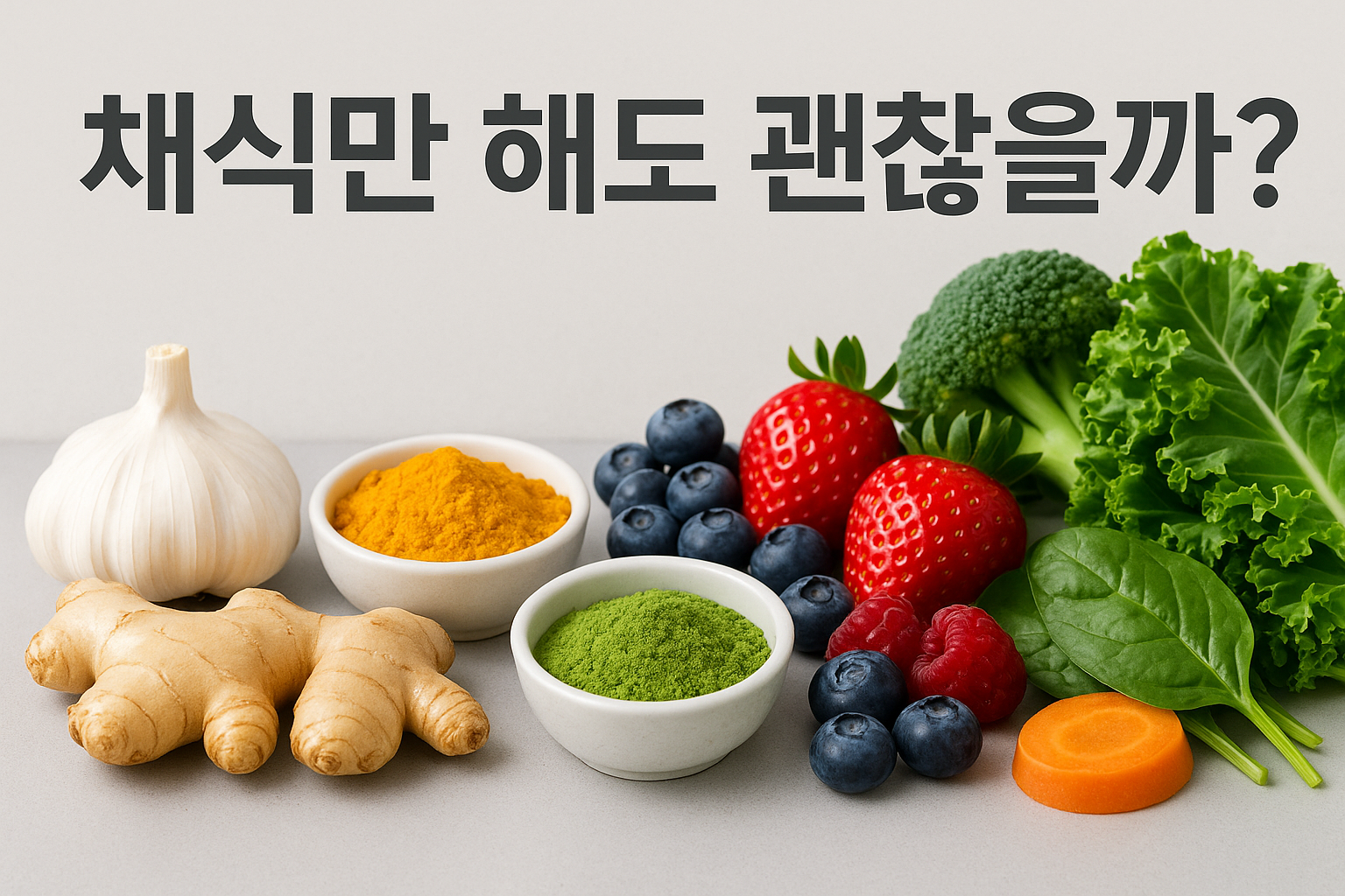 채식만 해도 괜찮을까?